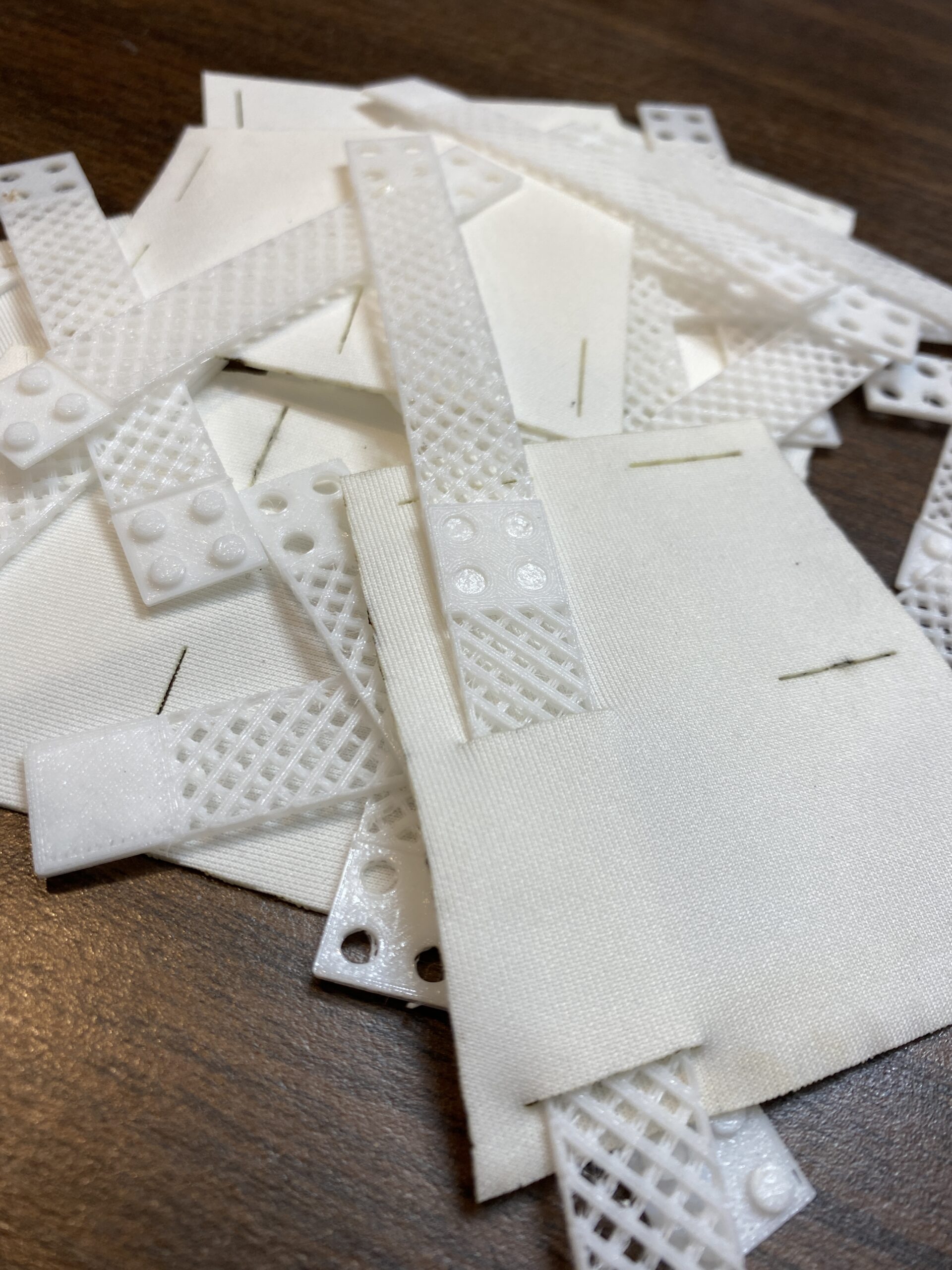 3D printed modular connectors and geometric shapes pre assembly