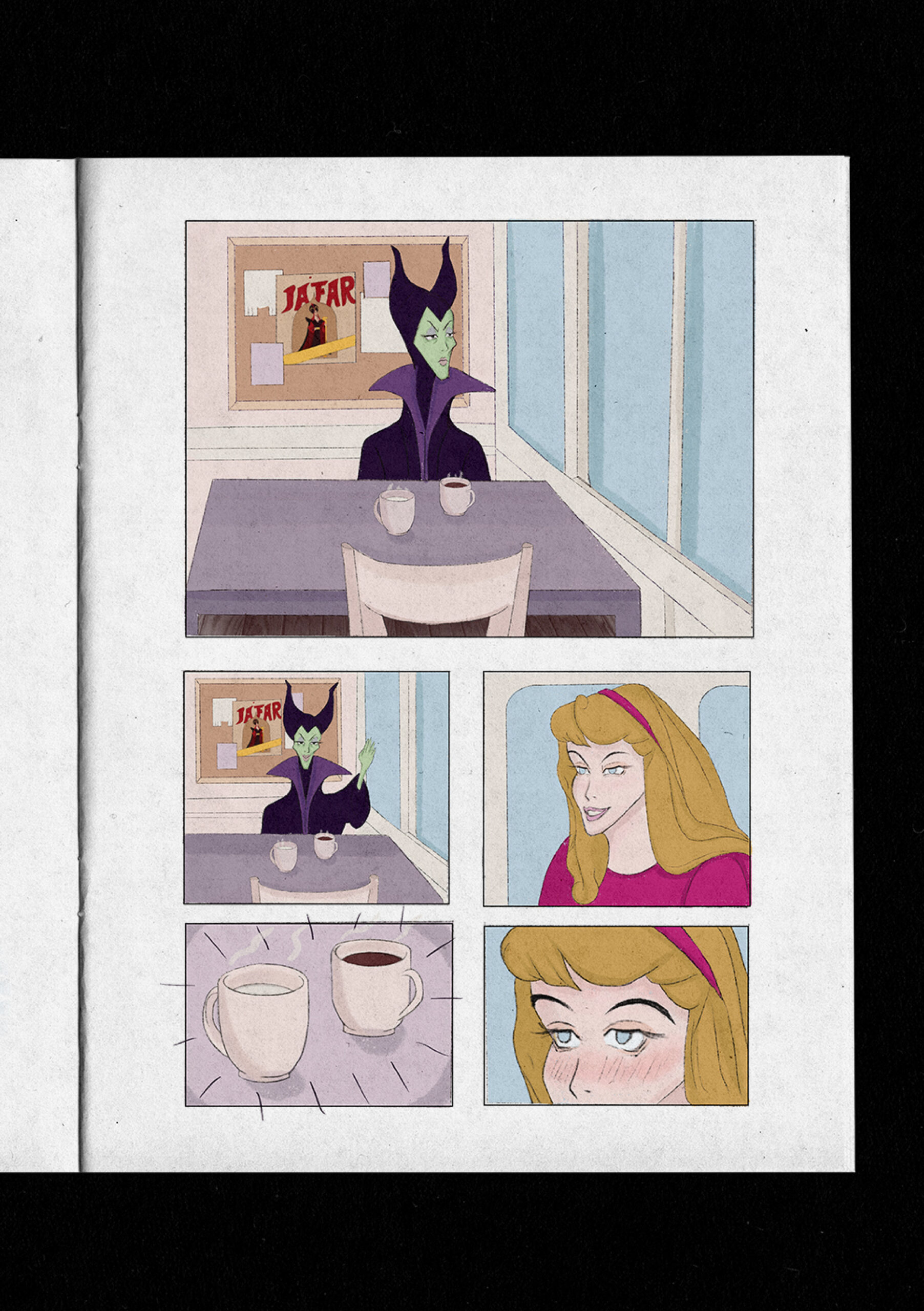 Part of another short comic, surrounding Maleficent
